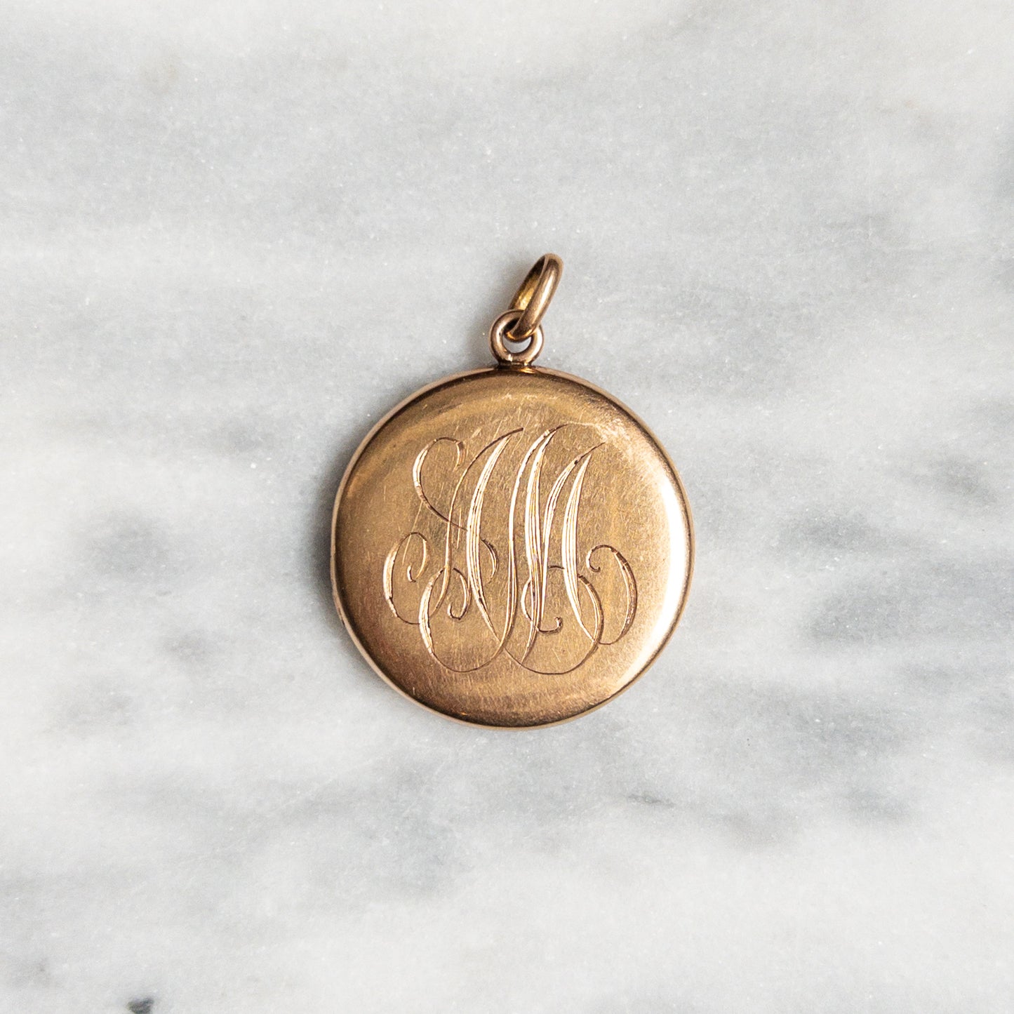 Antique 10K Rose Gold SAM Locket